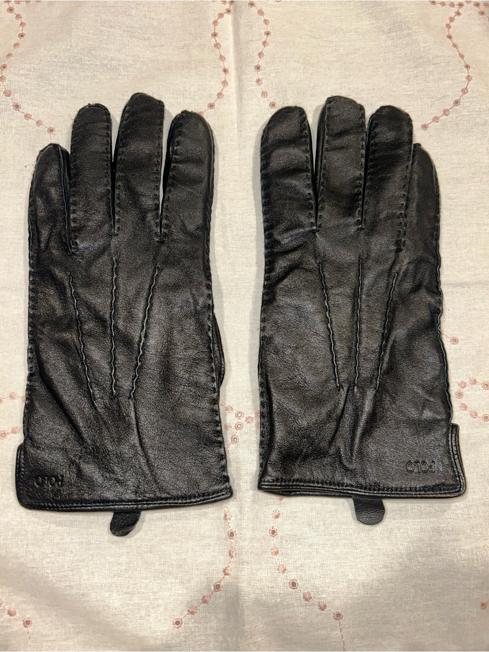 Polo Ralph Lauren Black
Leather Gloves
